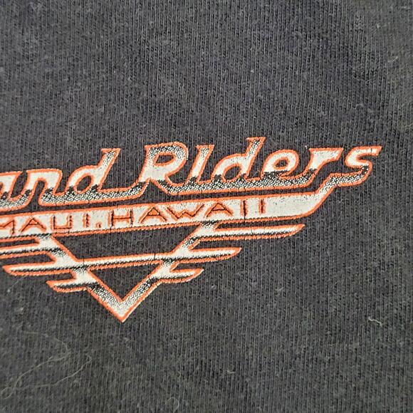 Vintage Y2K Island-Riders Biker Shirt 2XL 25x30 Maui Hawaii - Picture 12 of 16